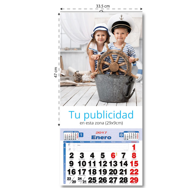 Mapim Calendario Laminas 33.5 cm